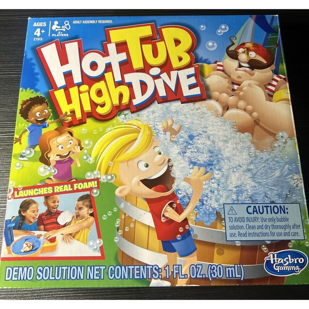 Hot Tub High Dive Game Hasbro Game New